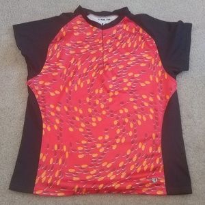 Pearl Izumi short sleeve bike jersey, cool pattern